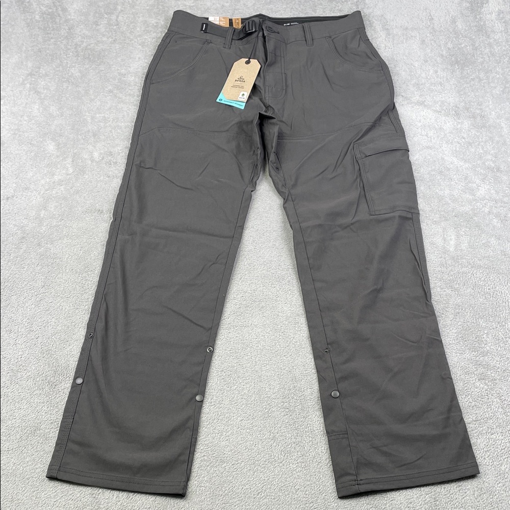 NEW Prana 31/30 Stretch‎ Zion II Pant Men's Charcoal Gray Cargo Pants